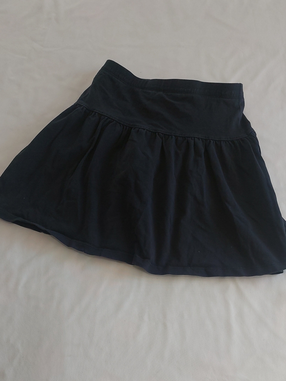 Lands End  Black Flared Skort Navy Blue .size 7,8